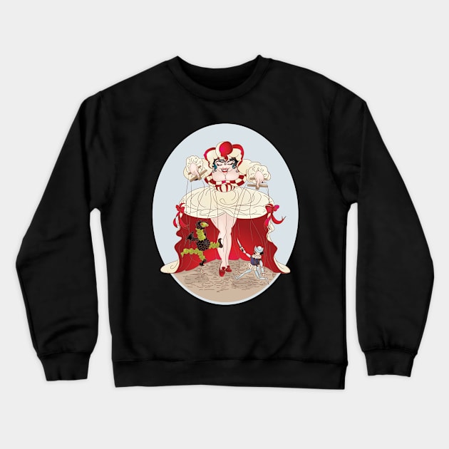 The Puppet Master Crewneck Sweatshirt by hideedoodle